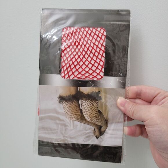 2/$20 Brand New Stocking Tights Sock Red - Picture 1 of 4